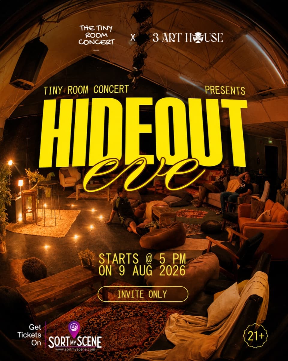 Hideout Eve — event poster